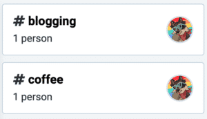 Mastodon instance hashtags
